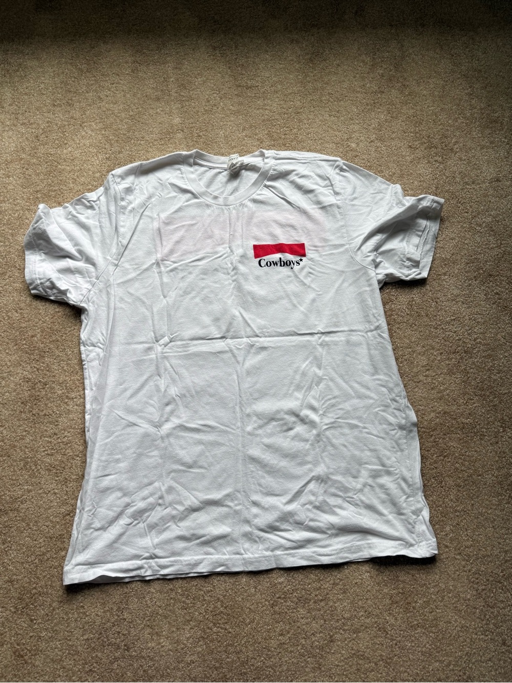 Oversized tshirt Cowboys wording